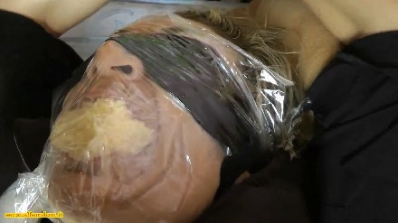 plastic bag suffocation and bondage